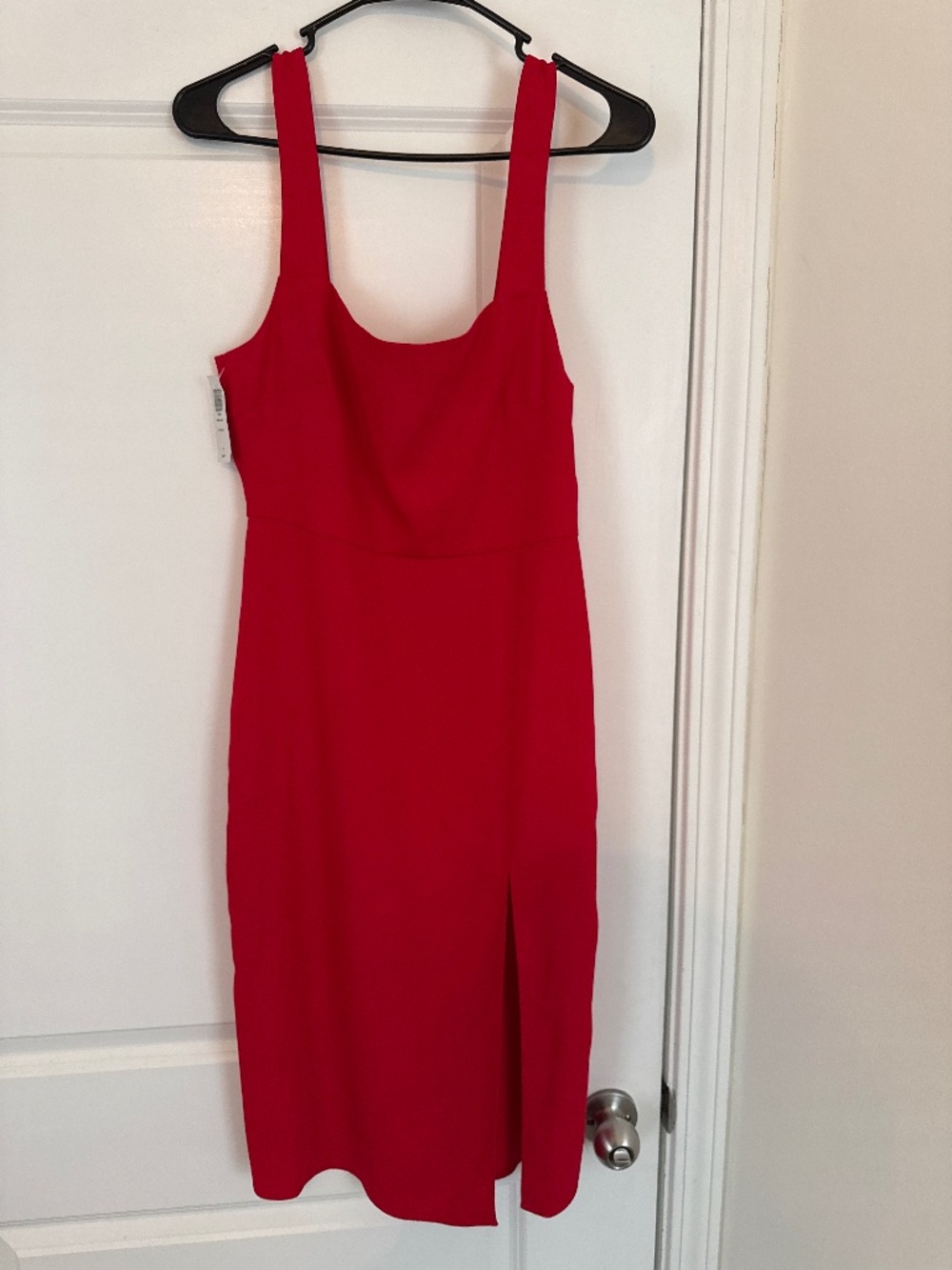 Babaton 90’s Slit Red Dress